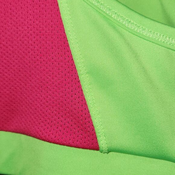 Nike Dri-Fit Green and Pink Non-Padded Sport's Bra Girl's Size XL - Picture 5 of 6